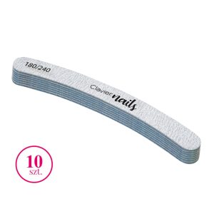 Pilnik do paznokci – manicure zebra Banan (10szt) – 180/240